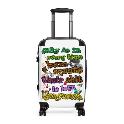 the bum's shit - Suitcase (white)