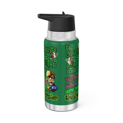 christmas spirits of boston - Gator Tumbler, 32oz (dark green)