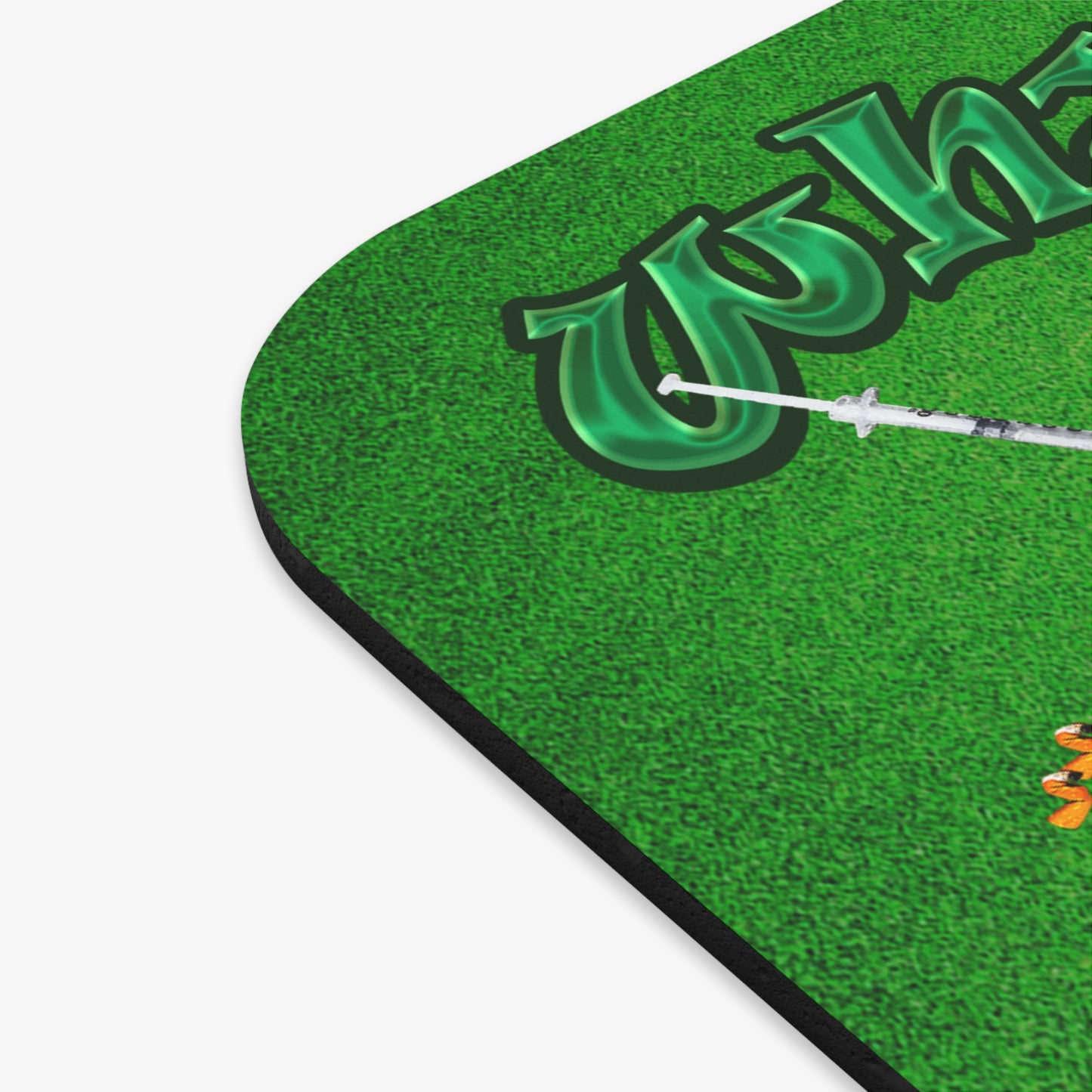 the bum's shit - Mouse Pad (Rectangle) (green turf)