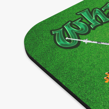 the bum's shit - Mouse Pad (Rectangle) (green turf)