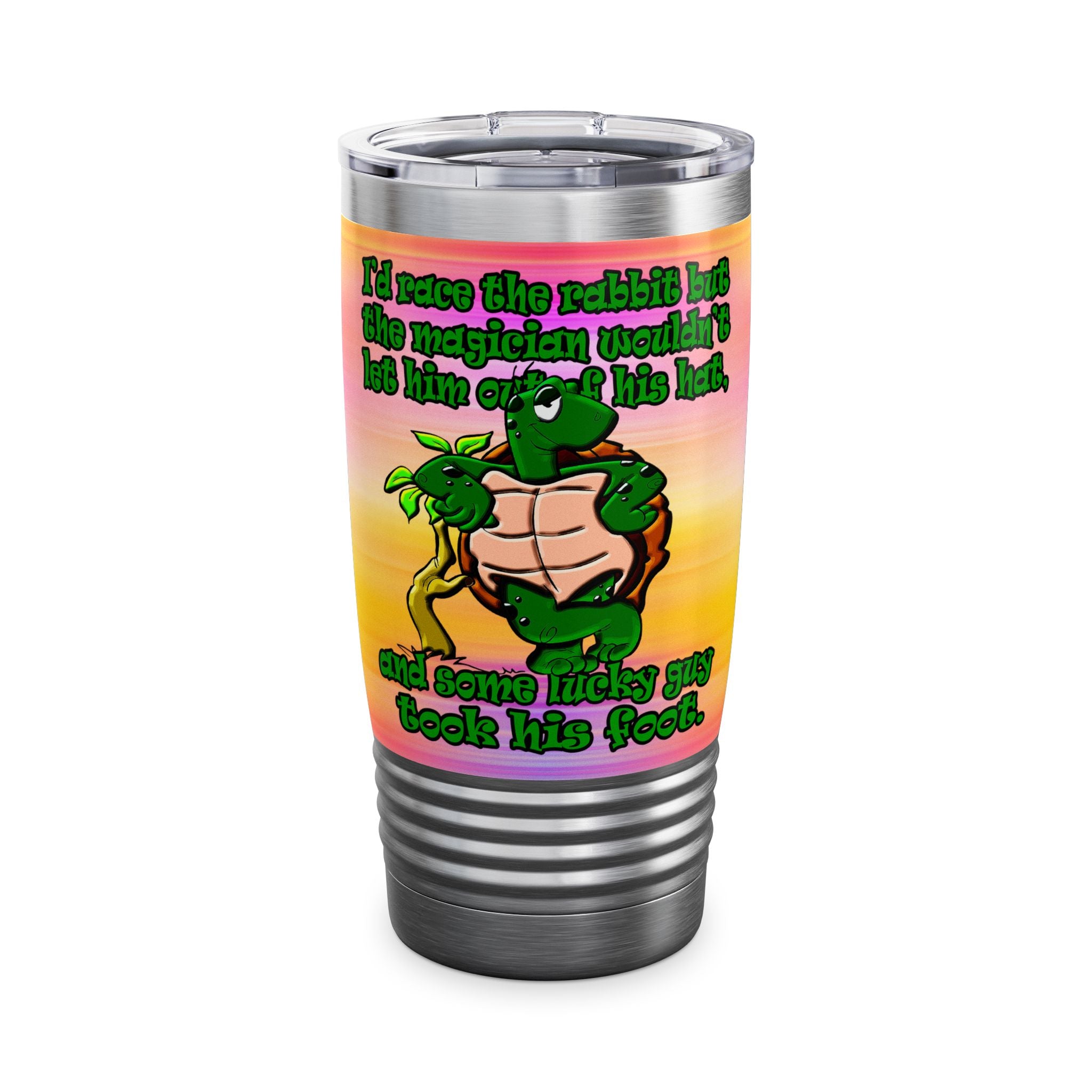 turtle race - Ringneck Tumbler, 20oz (color blur)