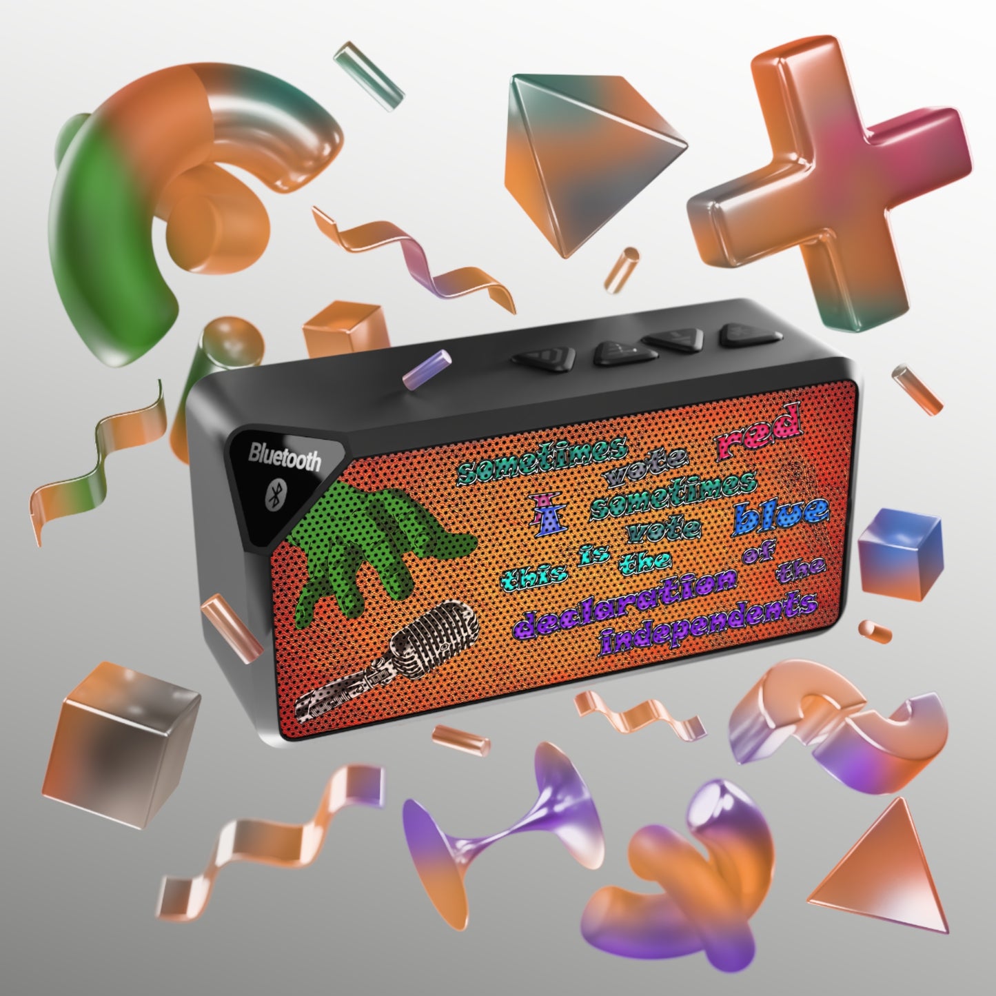 declaration of the independents - Jabba Bluetooth Speaker (burnt orange)