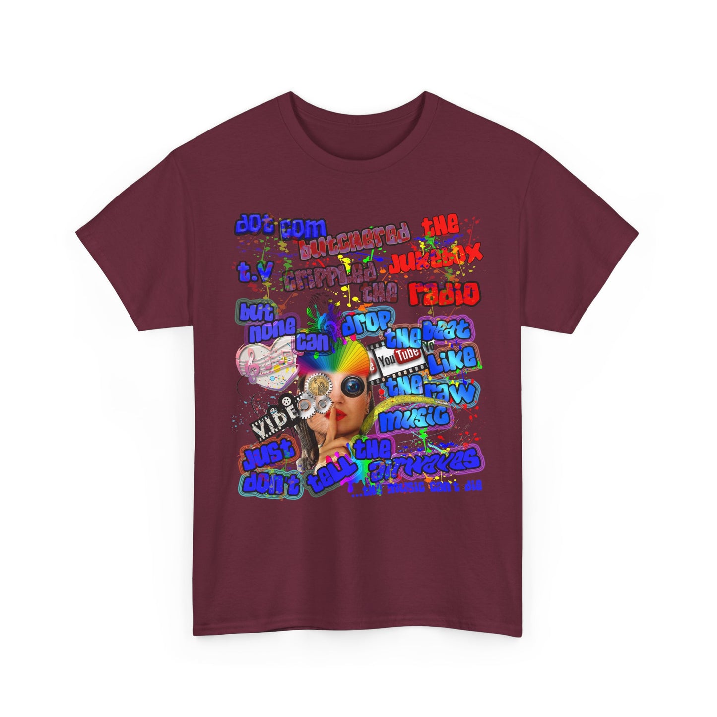 drop the beat - Unisex Heavy Cotton Tee