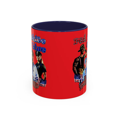 rw&b lives matter - Accent Mug (red)