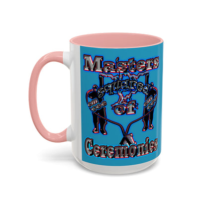 em cee squared - Accent Mug (turquoise)