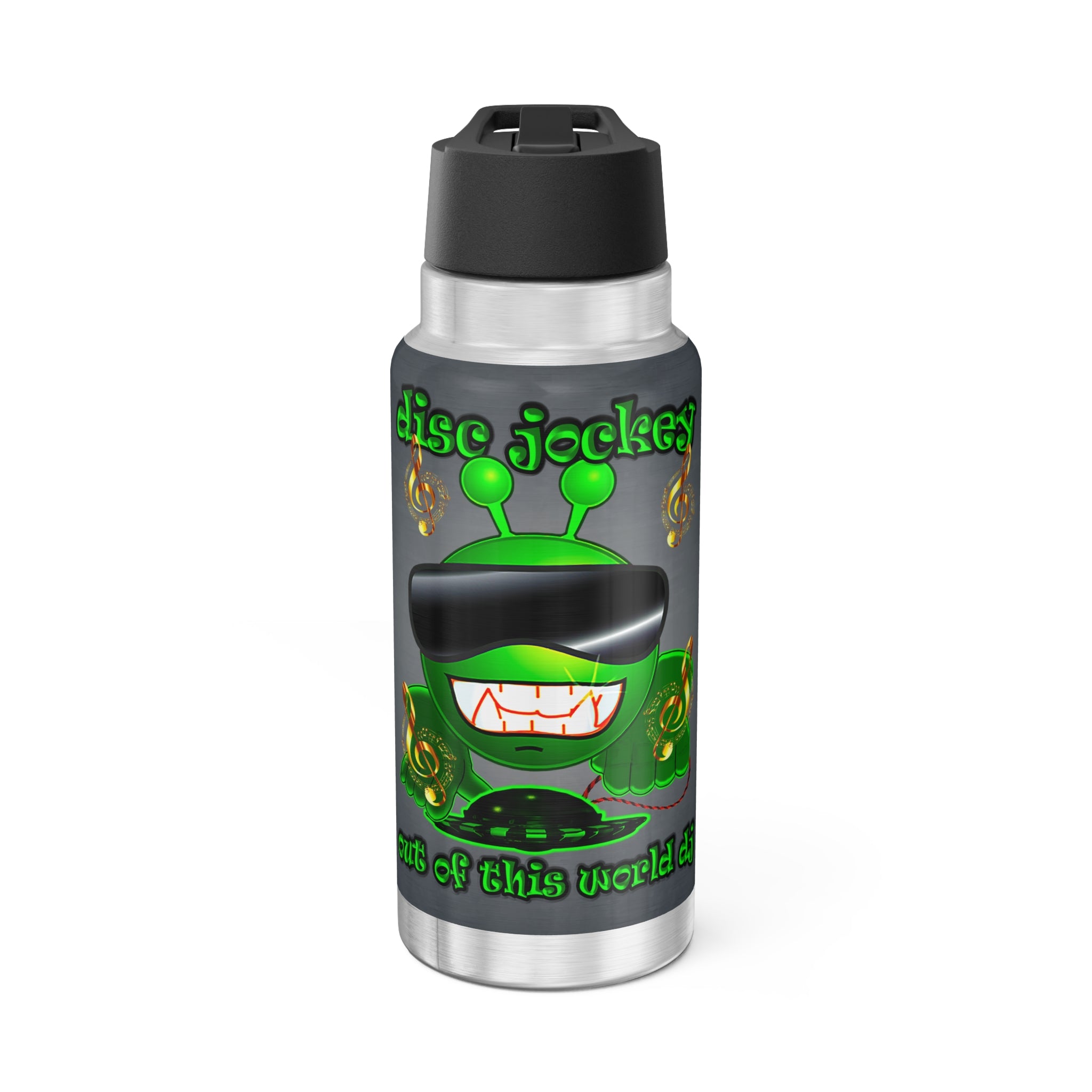 disc jockey - Gator Tumbler, 32oz (grey-light grey)