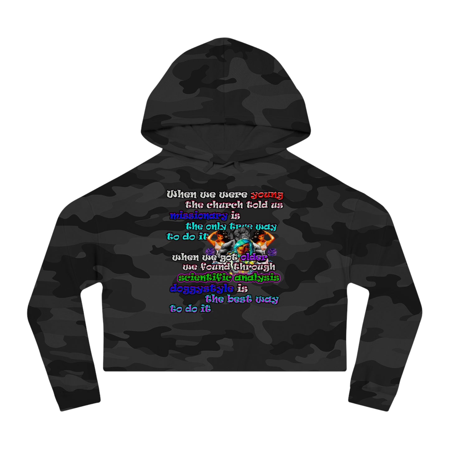 doggystyle - Women’s Cropped Hooded Sweatshirt