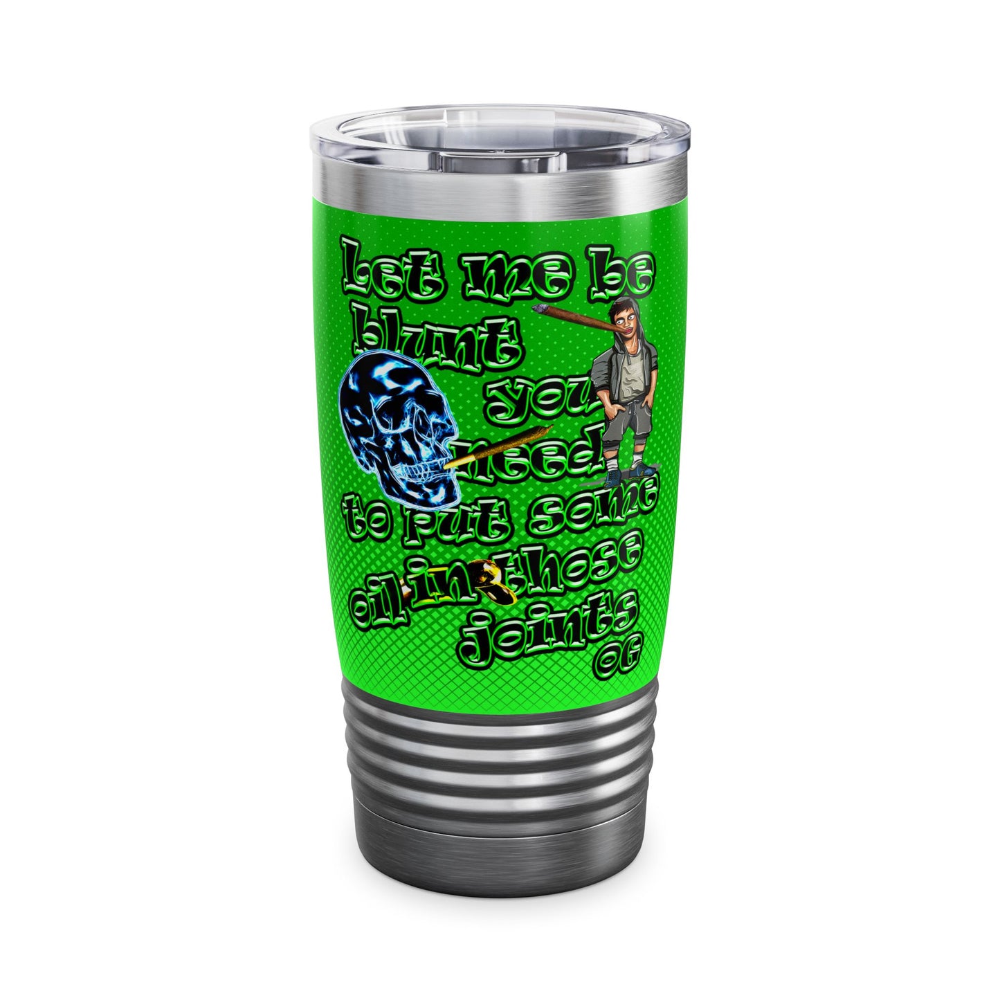 og - Ringneck Tumbler, 20oz (logo green)