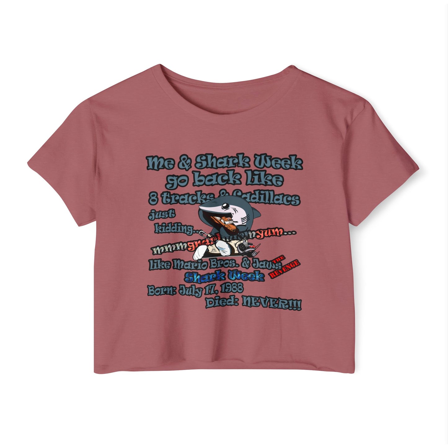 shark week - Women's Festival Crop Top