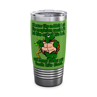 turtle race - Ringneck Tumbler, 20oz (green)