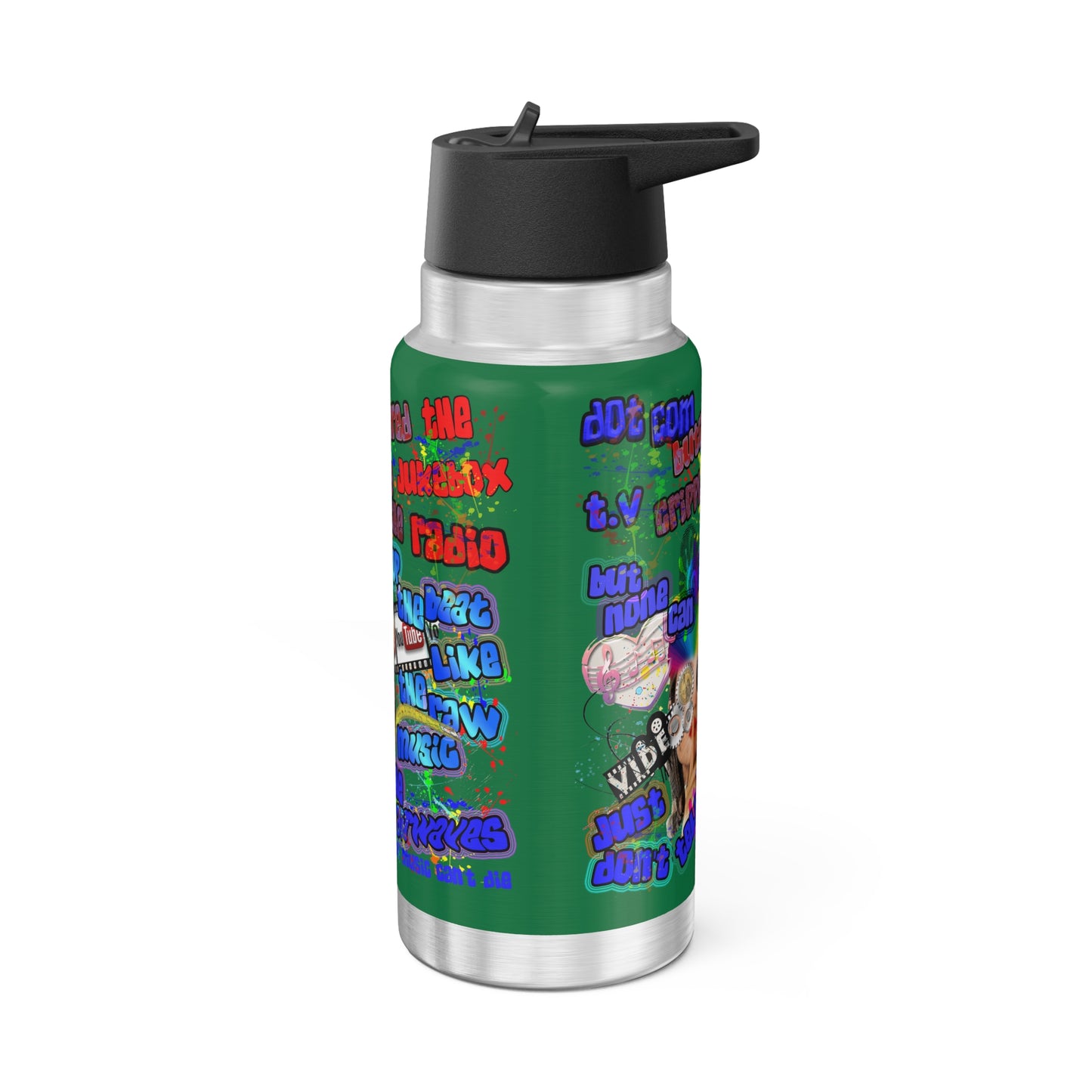 drop the beat - Gator Tumbler, 32oz (dark green)