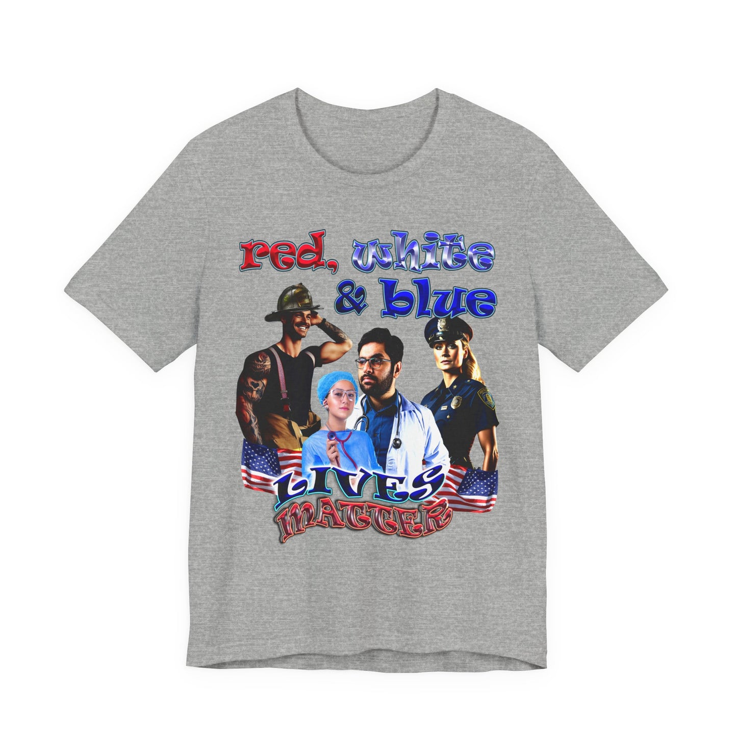 rw&b lives matter - Unisex Jersey Short Sleeve Tee