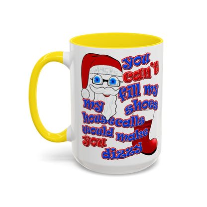 santa's shoes - Accent Mug (white)