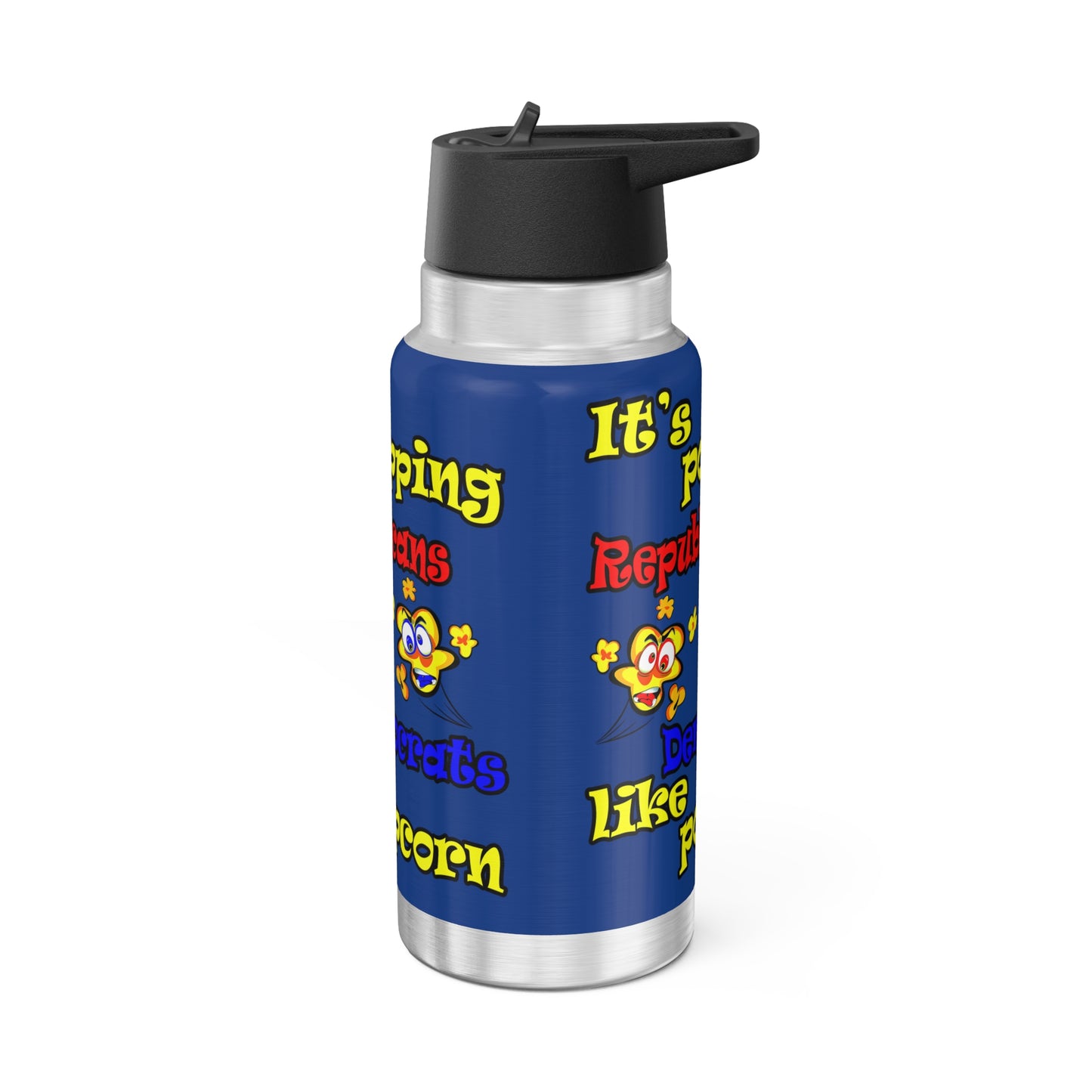 popping like popcorn - Gator Tumbler, 32oz (dark blue)