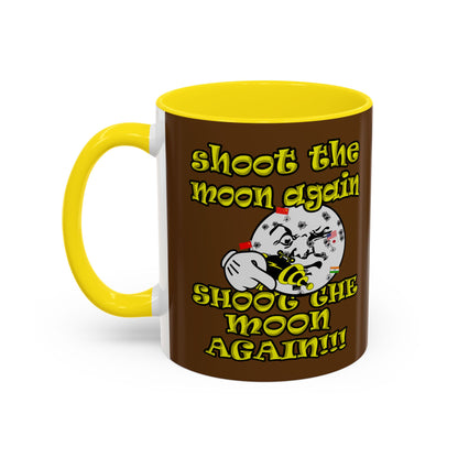 shoot the moon again - Accent Mug (brown)