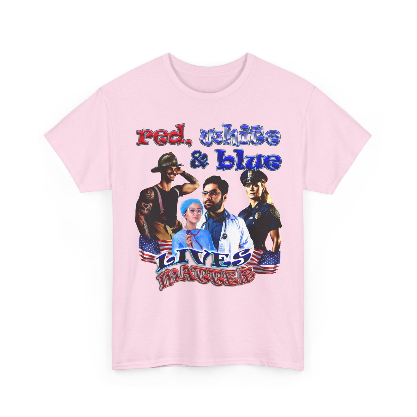 rw&b lives matter - Unisex Heavy Cotton Tee