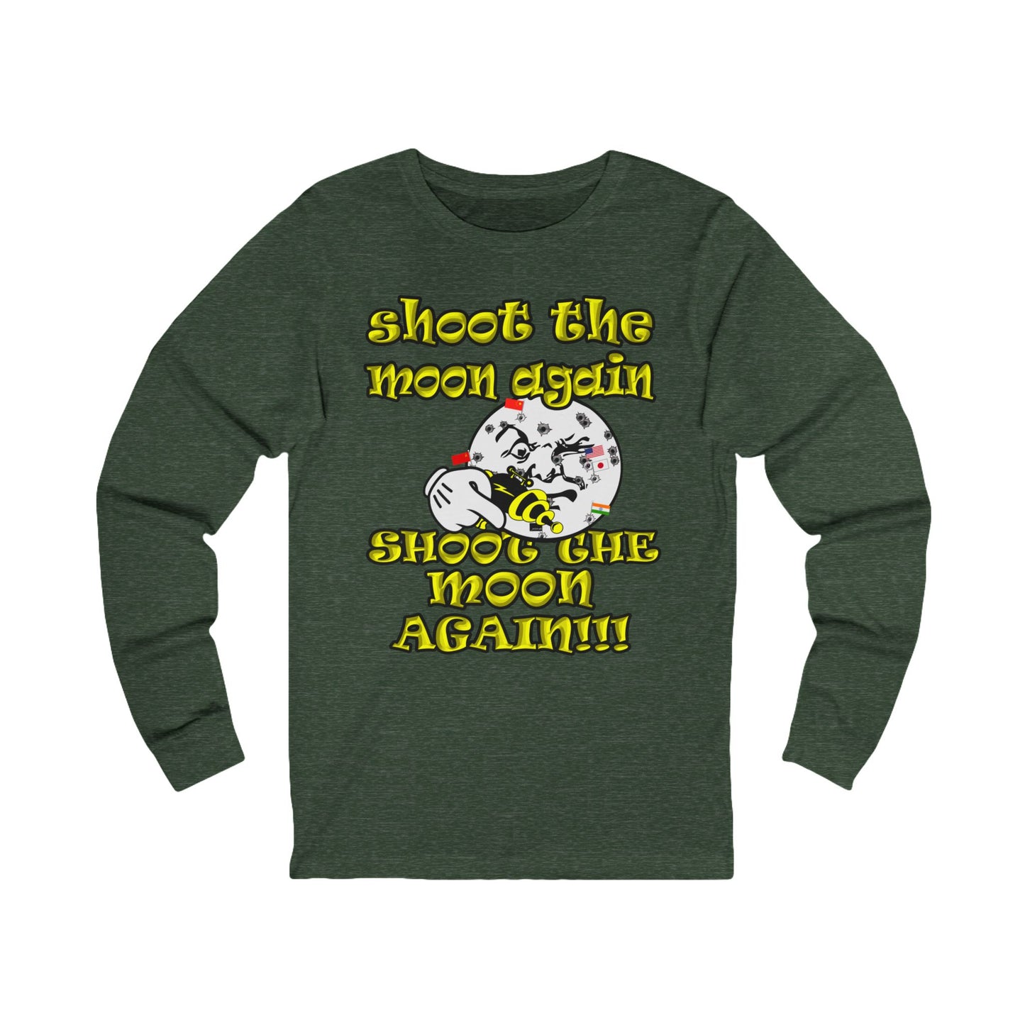 shoot the moon again - Unisex Jersey Long Sleeve Tee