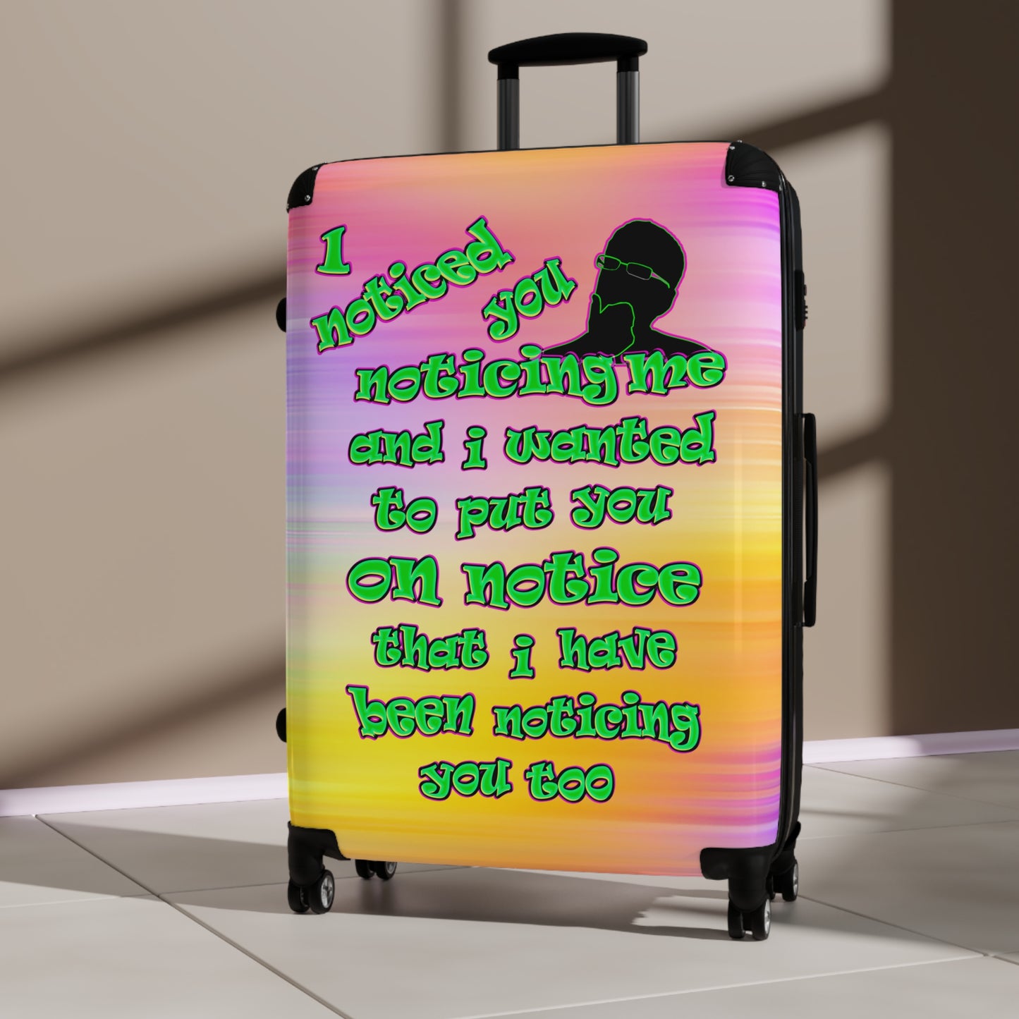 noticed you noticing - Suitcase (color blur)