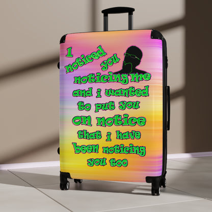 noticed you noticing - Suitcase (color blur)