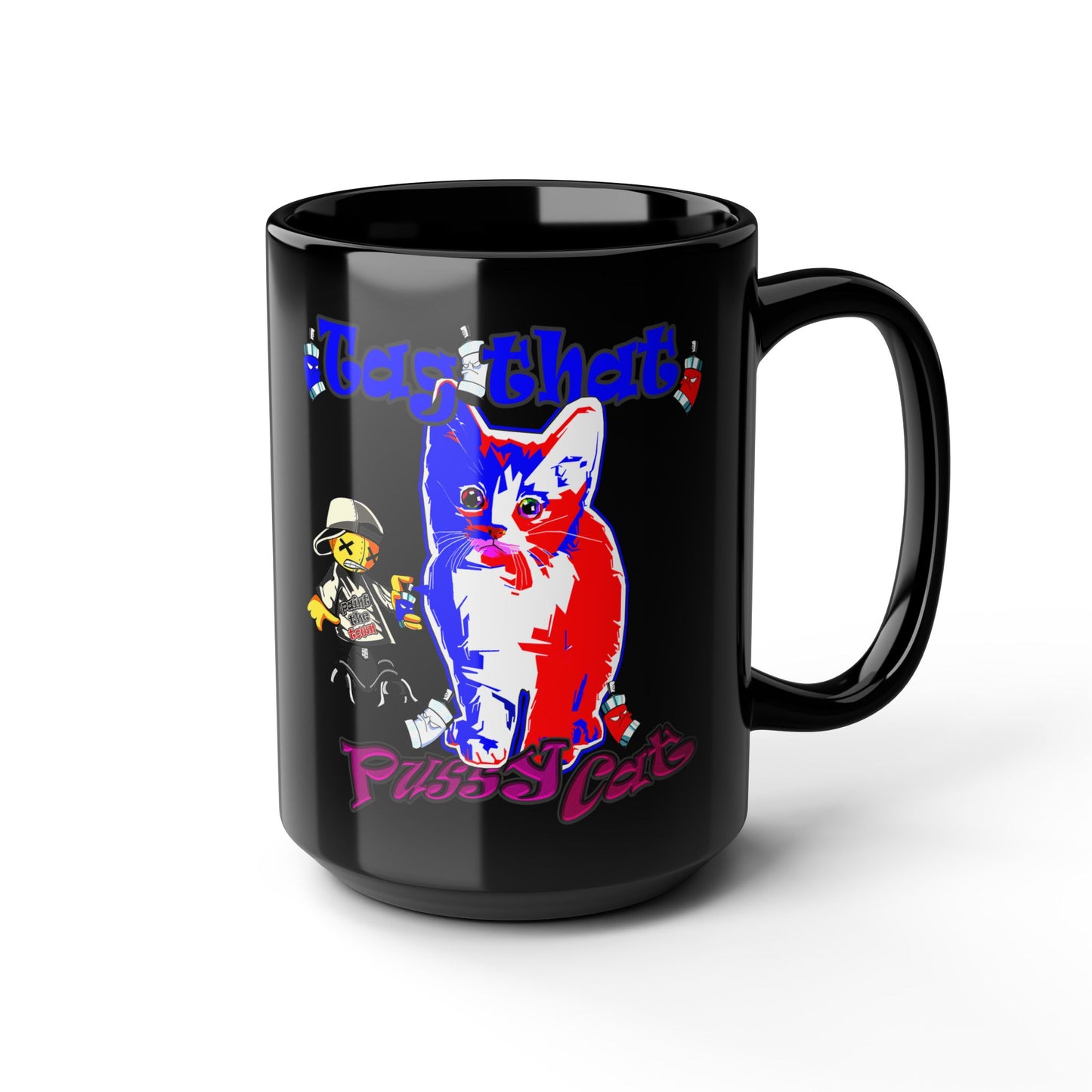tag that - Black Mug (black)