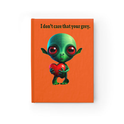 I don't care that your grey - journal-blank (orange)