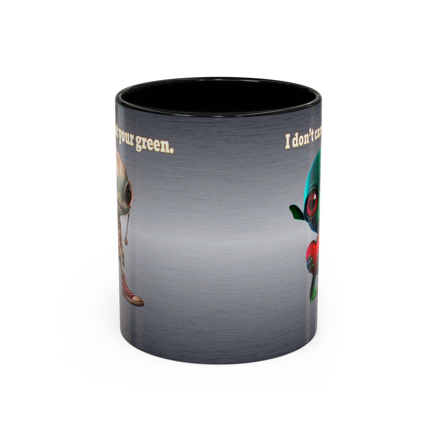 I don't care that your grey - Accent Mug (brushed nickel)