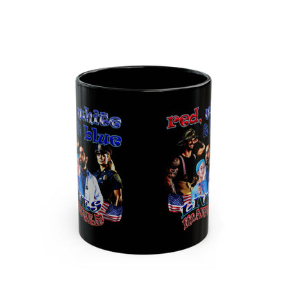 rw&b lives matter - Black Mug (black)
