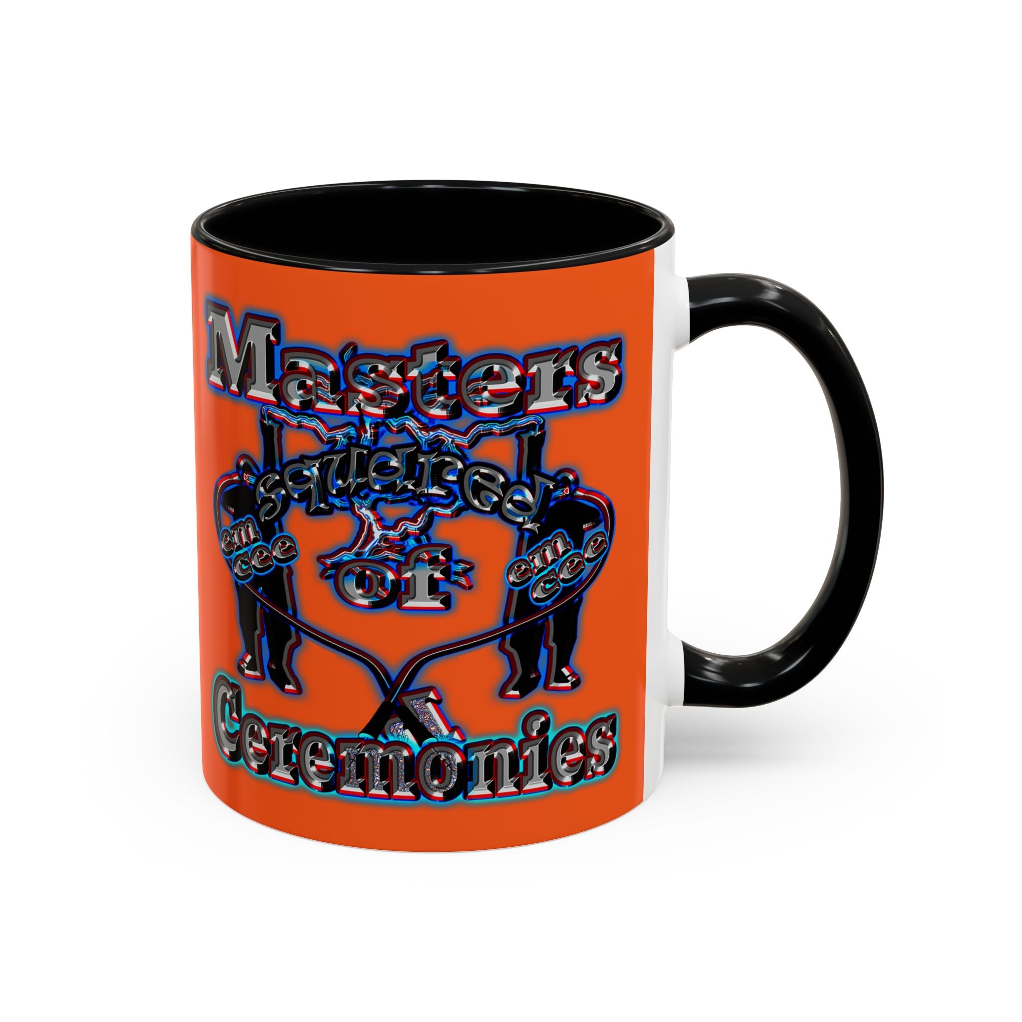 em cee squared - Accent Mug (orange)