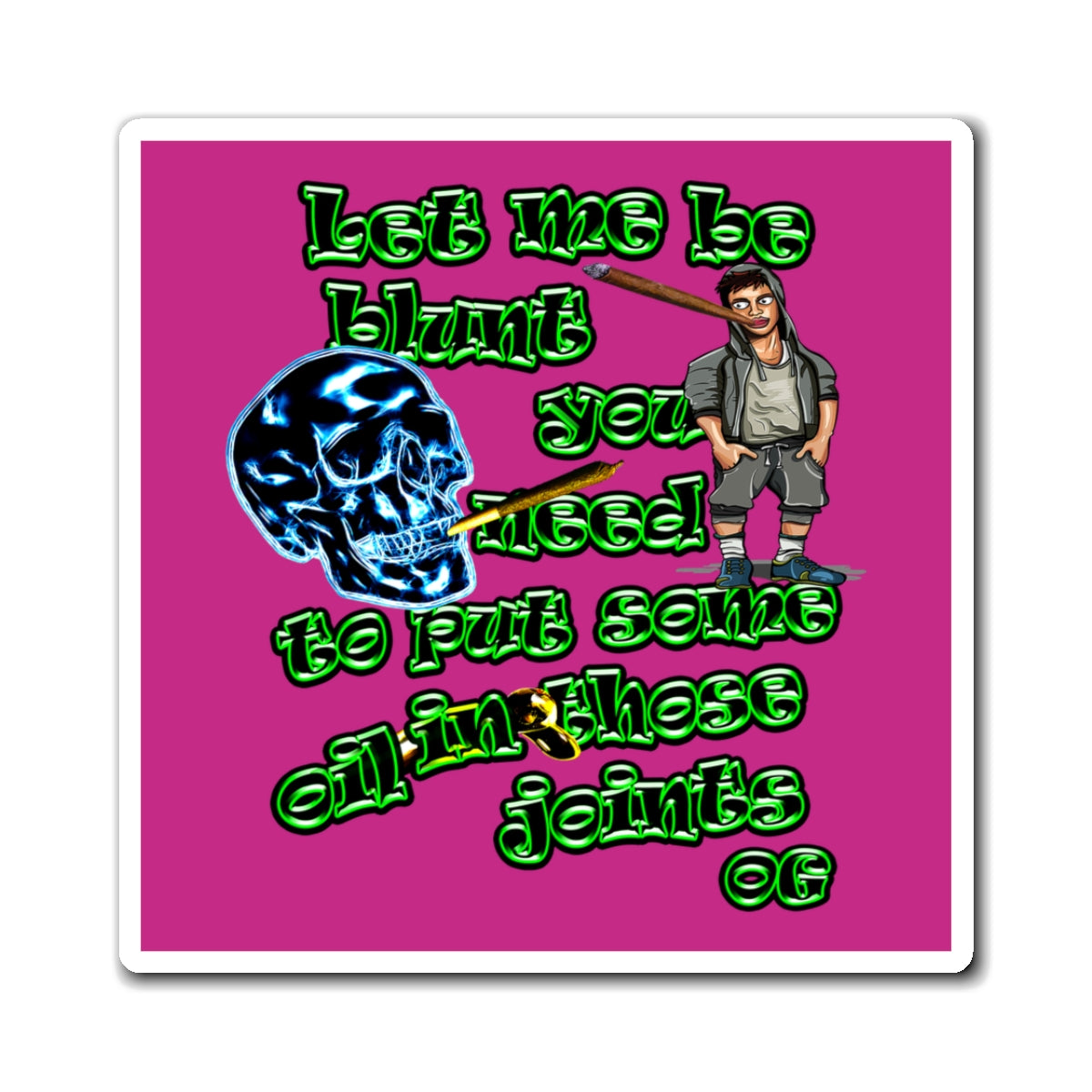 og - Magnets - (pink)