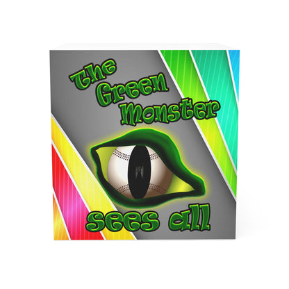 green monster - note cube (rainbow split)