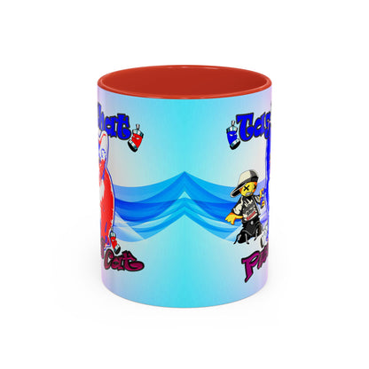 tag that - Accent Mug (light blue-pink wave)