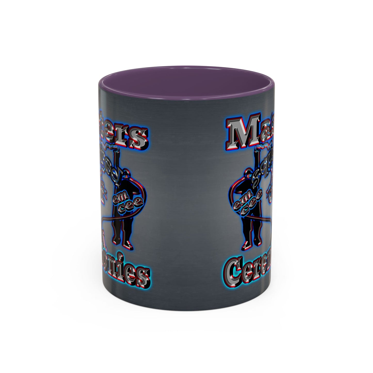 em cee squared - Accent Mug (grey-light grey)