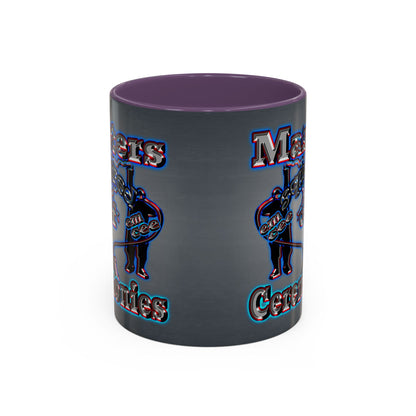 em cee squared - Accent Mug (grey-light grey)