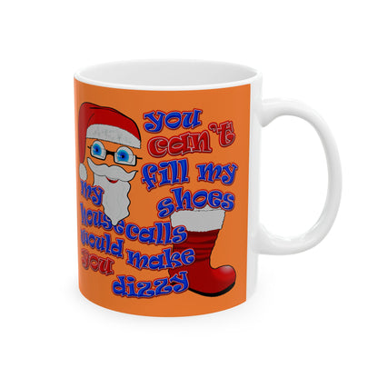santa's shoes - White Mug (crusta)