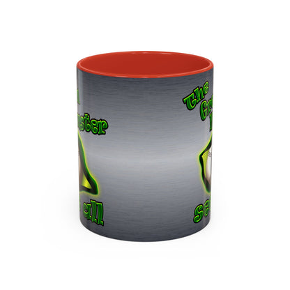 green monster - Accent Mug (brushed nickel)