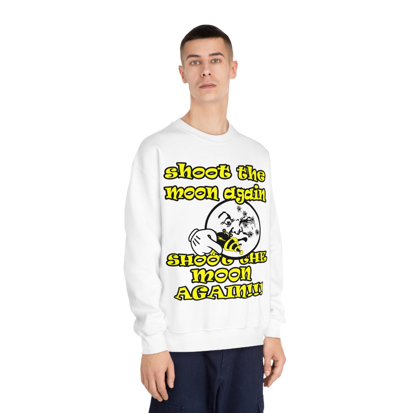 shoot the moon - Unisex DryBlend® Crewneck Sweatshirt