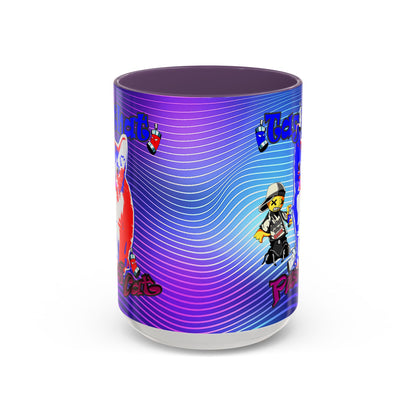 tag that - Accent Mug (purple wave)