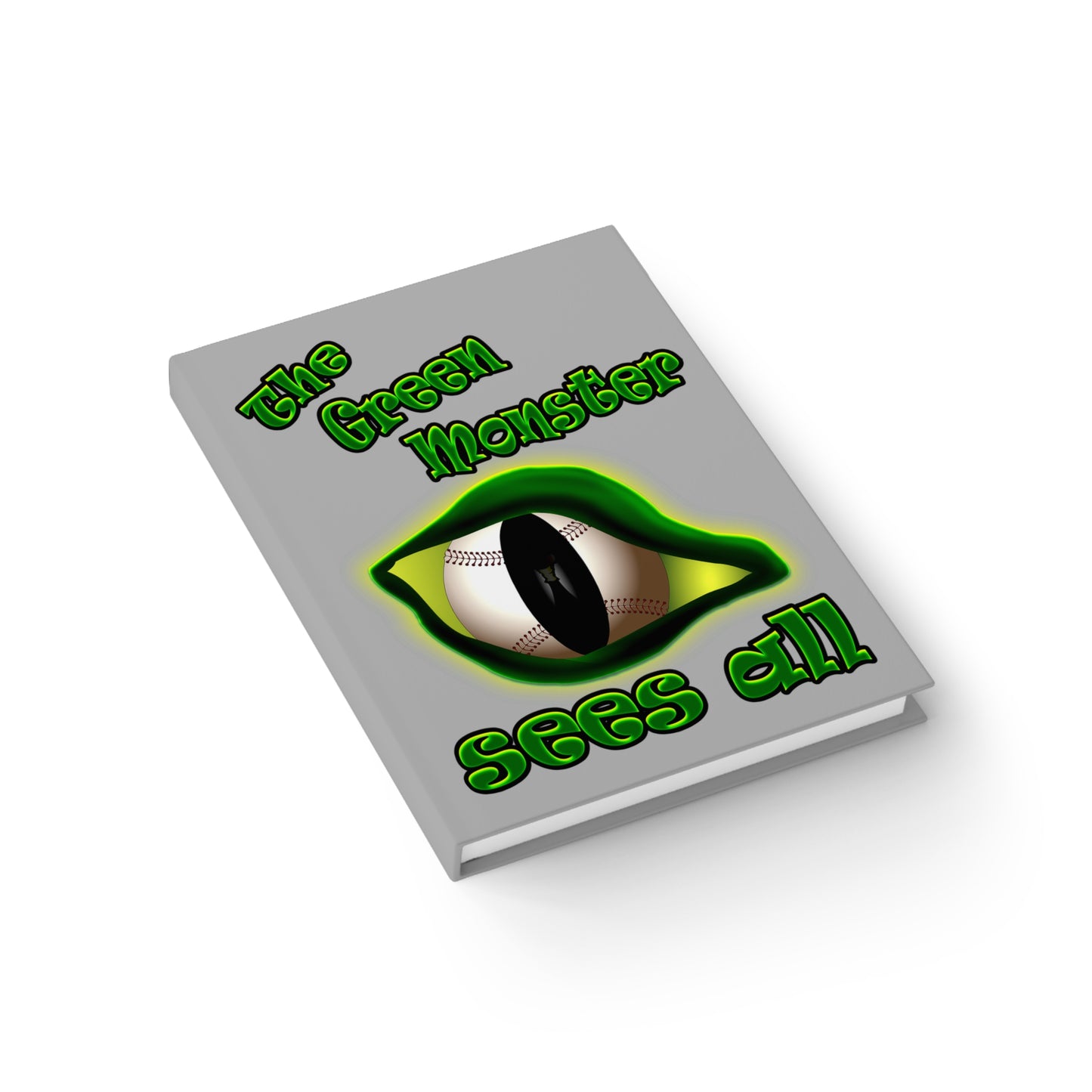 green monster - journal-lined (light grey)