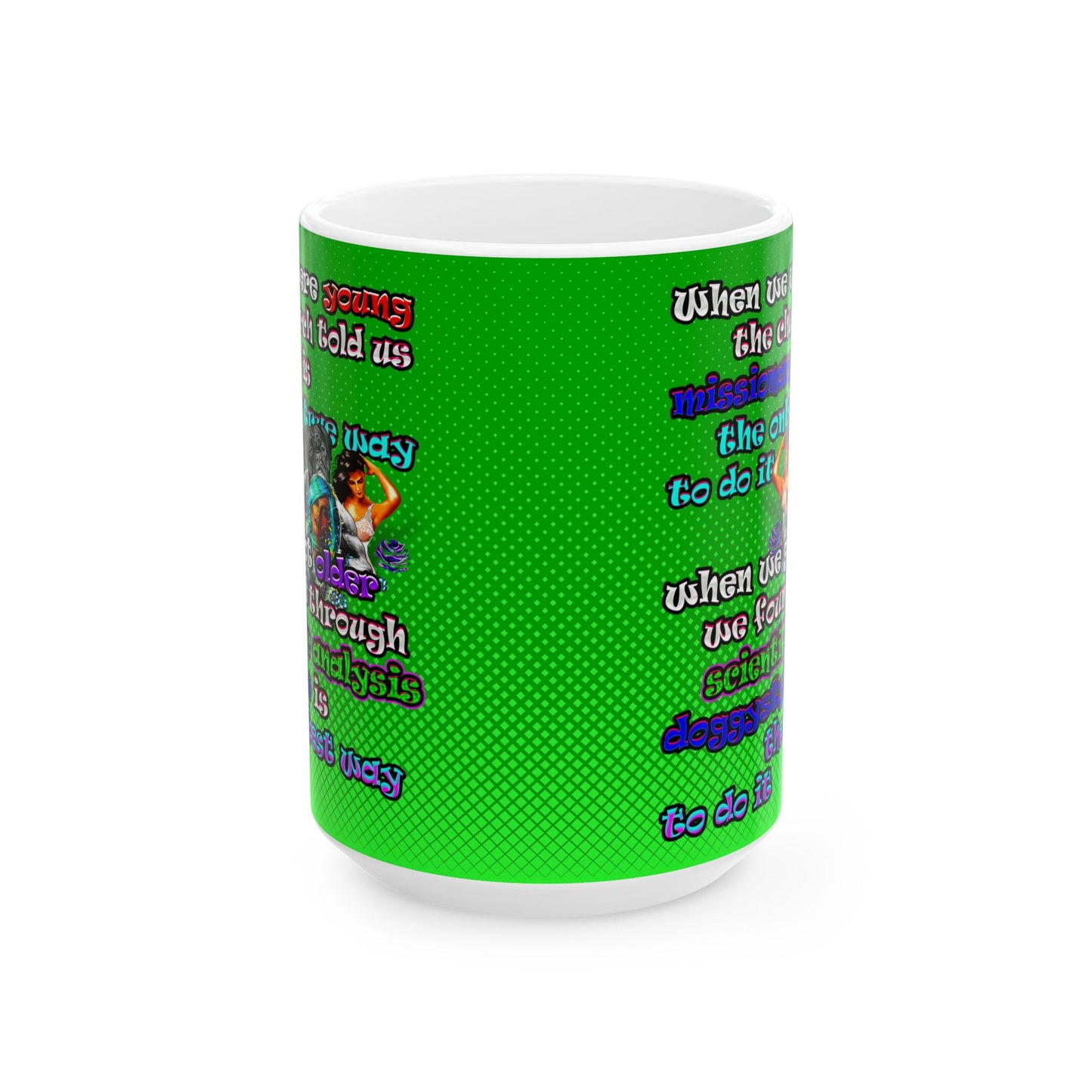 doggystyle - White Mug (logo green)