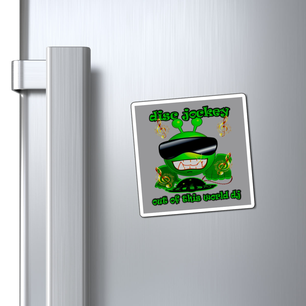 disc jockey - Magnets - (grey)
