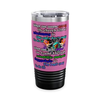 doggystyle - Ringneck Tumbler, 20oz (light pink)