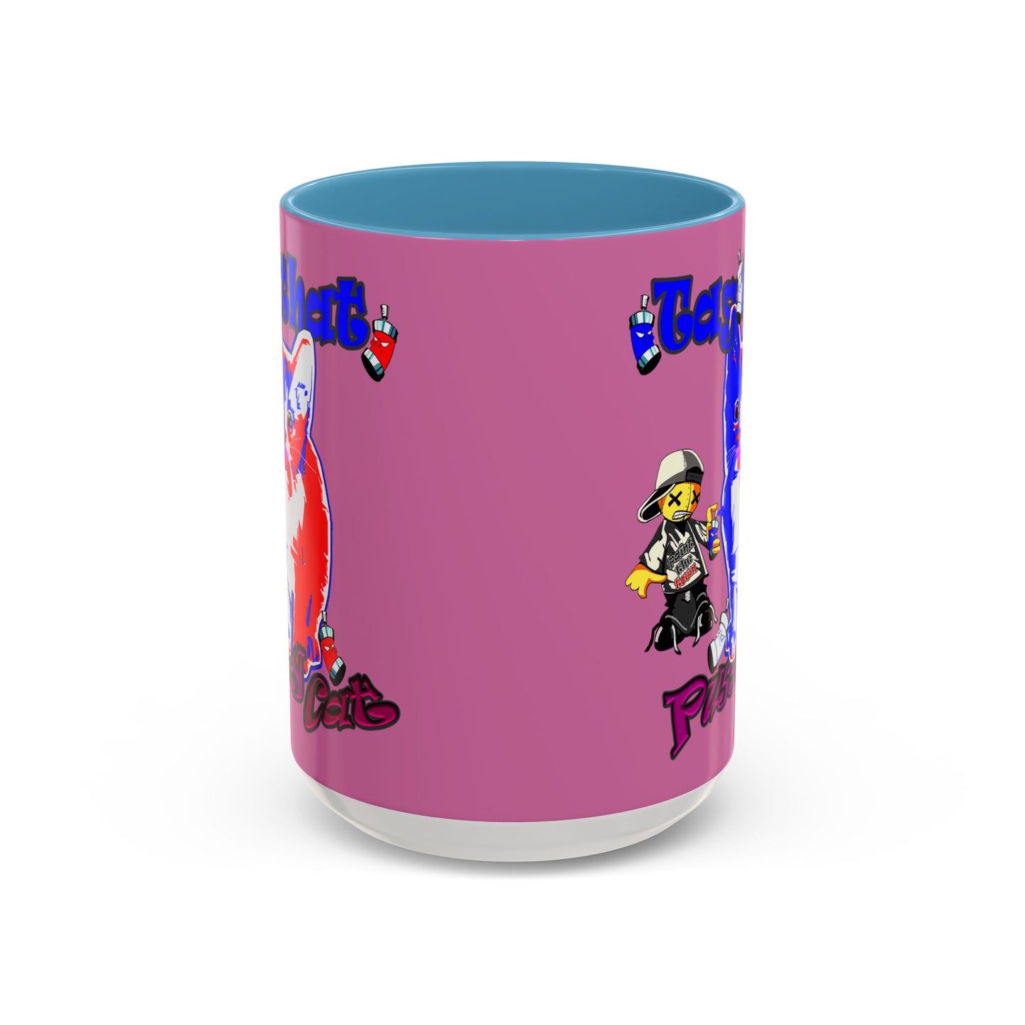 tag that - Accent Mug (light pink)