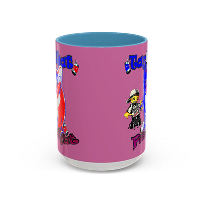 tag that - Accent Mug (light pink)