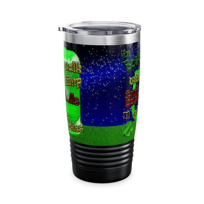 celtics logo - Ringneck Tumbler, 20oz ('snoops' background)