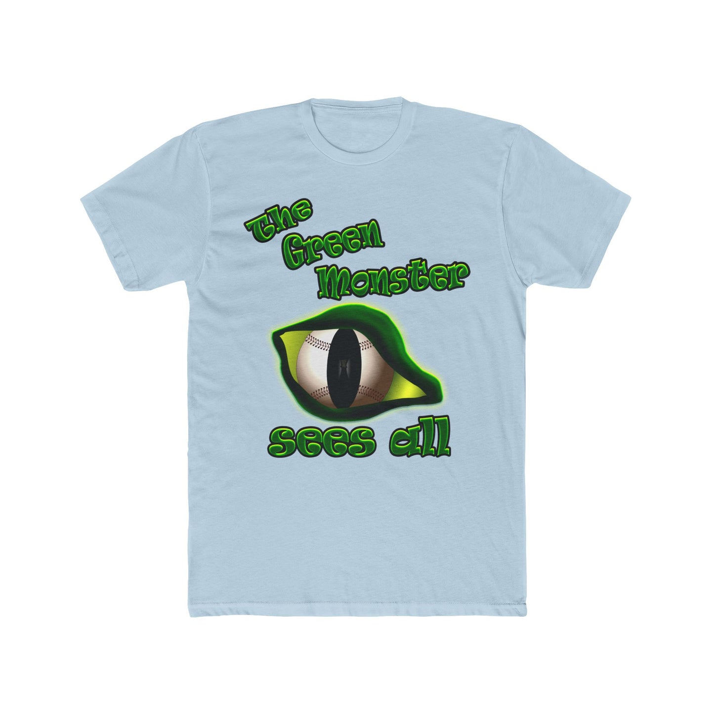 green monster - Men's Cotton Crew Tee
