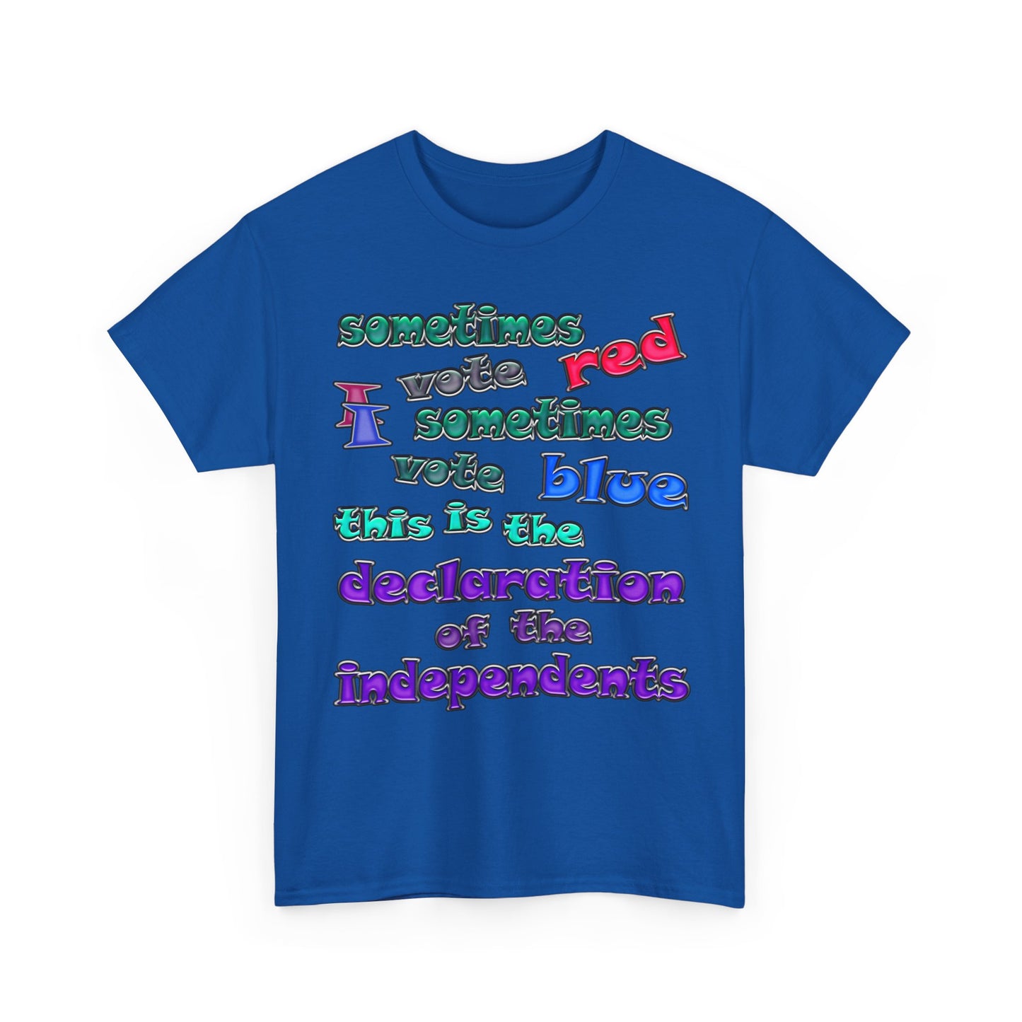 declaration of the independents - Unisex Heavy Cotton Tee