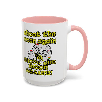 shoot the moon again - Accent Mug (white)