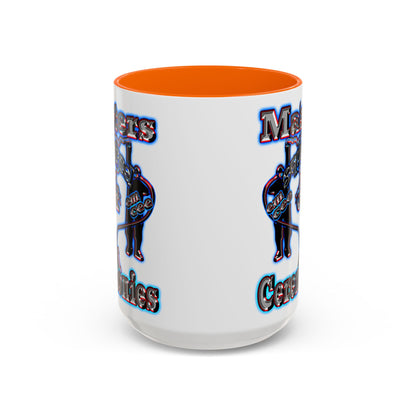 em cee squared - Accent Mug (white)