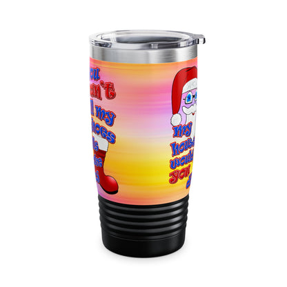 santa's shoes - Ringneck Tumbler, 20oz (color blur)
