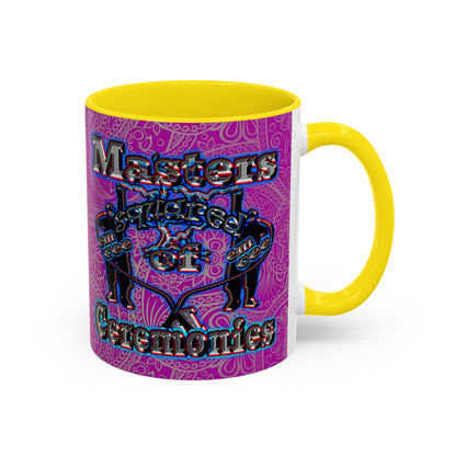 em cee squared - Accent Mug (pink swirl)